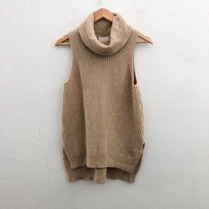 ANGEL OF NORTH By Anthropologie Sleeveless Turtleneck Sweater Small Size